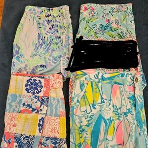 Small/ 04. Lily Pulitzer. 3 Shorts. 1 Skort. Excellent Condition. Great Colors!
